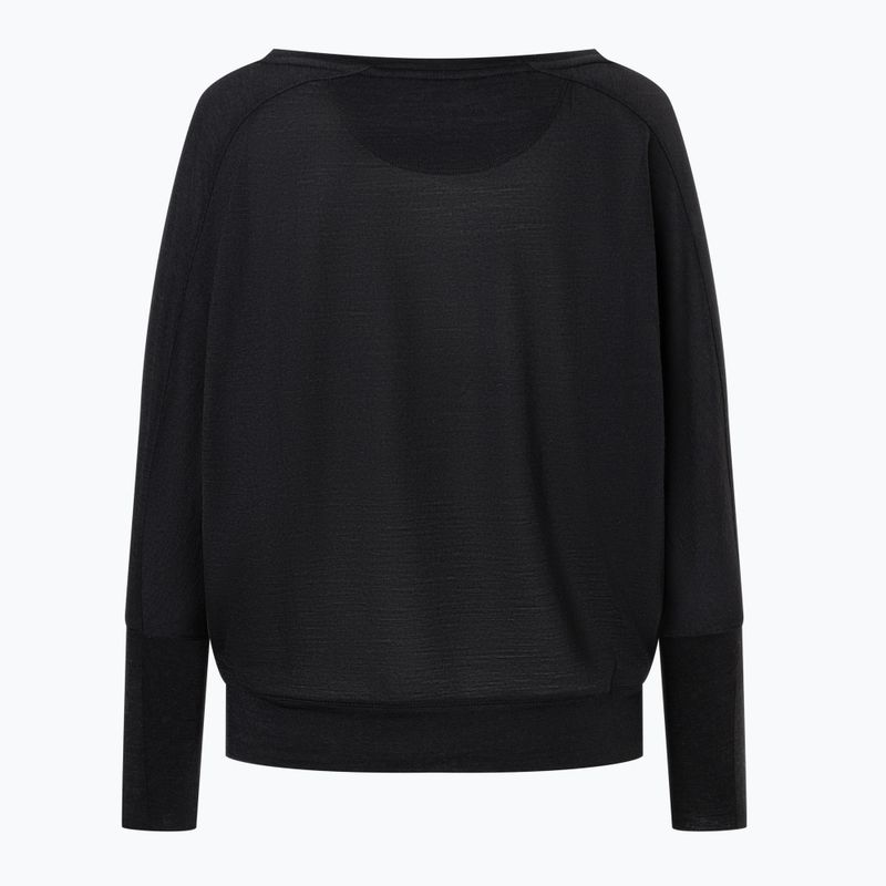 Longsleeve pentru femei super.natural Kula Top jet black 3