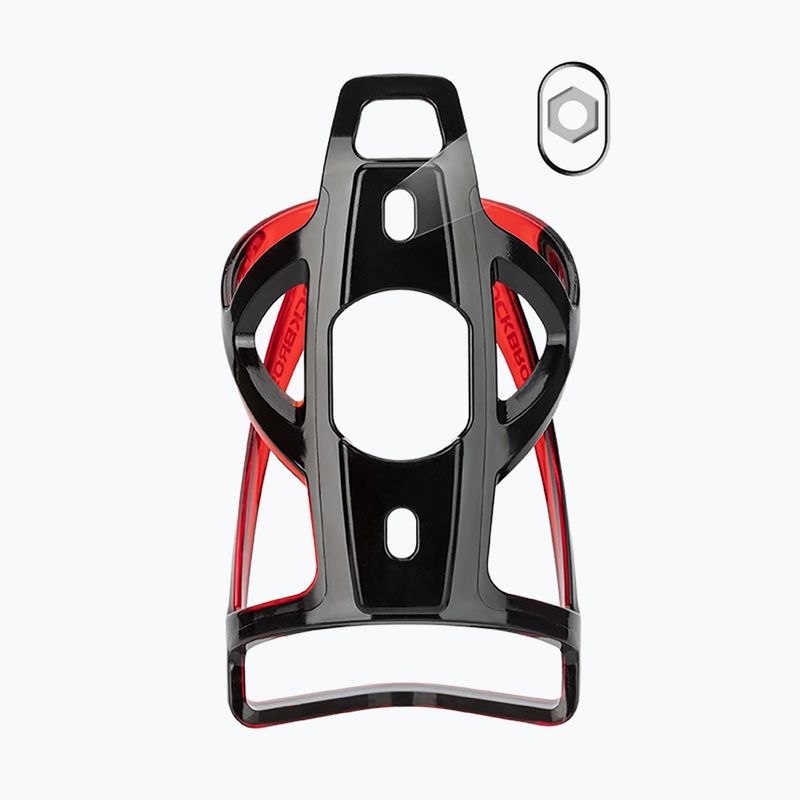 Coș pentru bidon Rockbros 31210007 Water Bottle Holder black/red 4