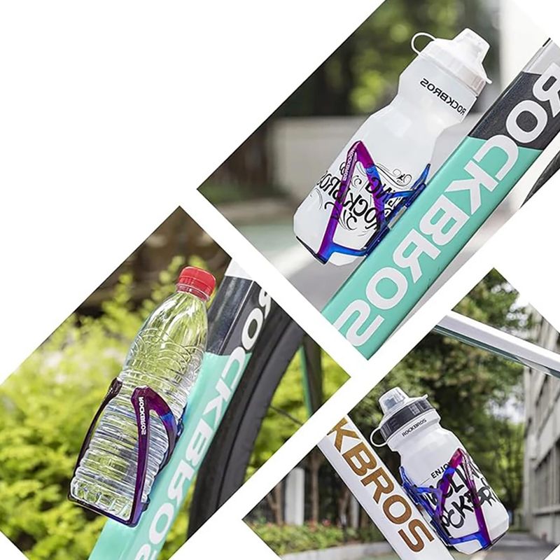 Coș pentru bidon Rockbros 31210007 Water Bottle Holder blue/purple 5