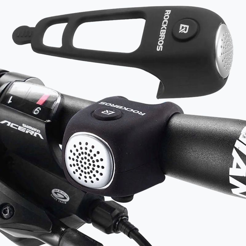 Claxon bicicletă Rockbros CB1709BK Electric Bell black 2