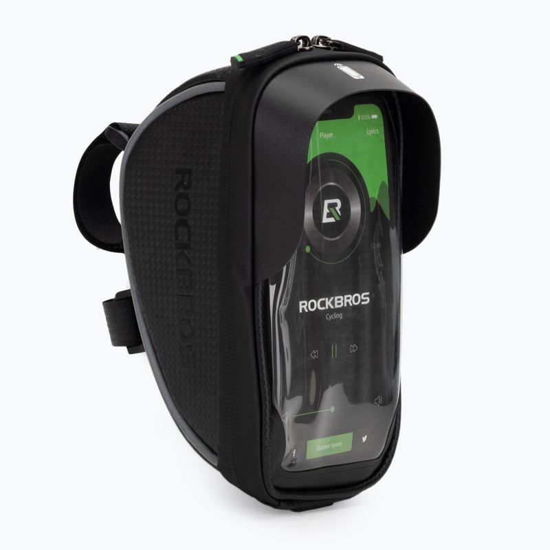 Geantă de bicicletă pentru cadru Rockbros 010-4BK Bike Front Bag black 2