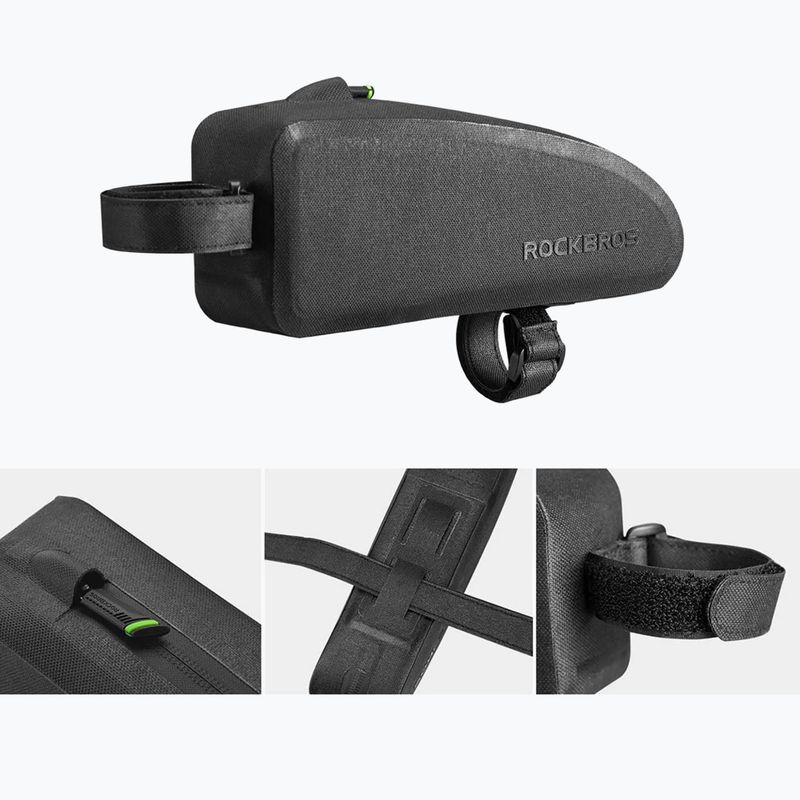 Geantă de bicicletă pentru cadru Rockbros AS-019 Bike Tube Bag S black 2