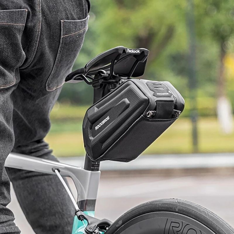 Geantă de bicicletă sub șa Rockbros B69 Bike Saddle Bag black 7