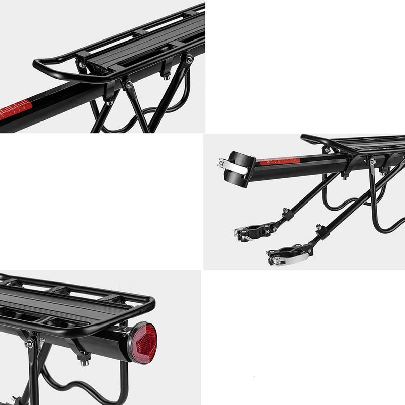 Portbagaj pentru bicicletă Rockbros HJ1009 Bike Rear Rack black 2