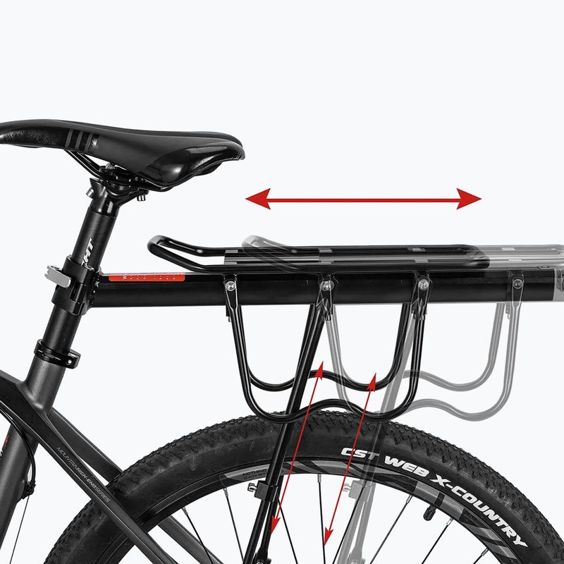 Portbagaj pentru bicicletă Rockbros HJ1009 Bike Rear Rack black 4