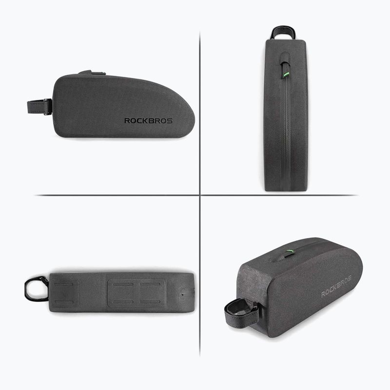 Geantă de bicicletă pentru cadru Rockbros AS-019-1 Bike Tube Bag L black 3