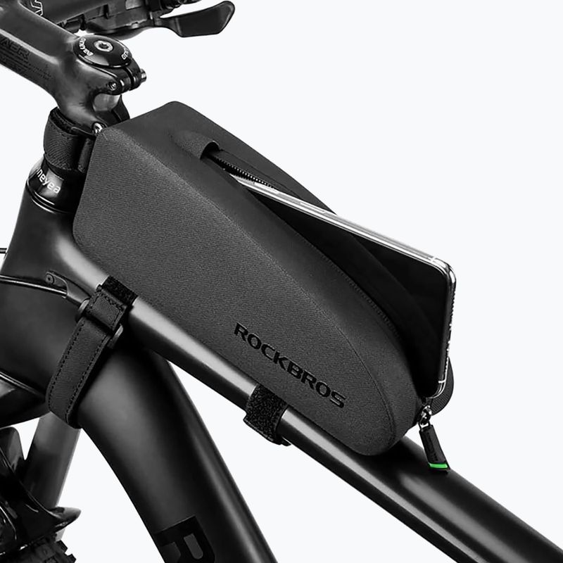 Geantă de bicicletă pentru cadru Rockbros AS-019-1 Bike Tube Bag L black 7
