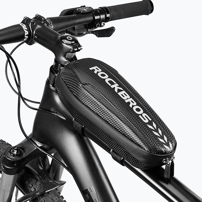 Geantă de bicicletă pentru cadru Rockbros B60 Bike Tube Bag M black 2