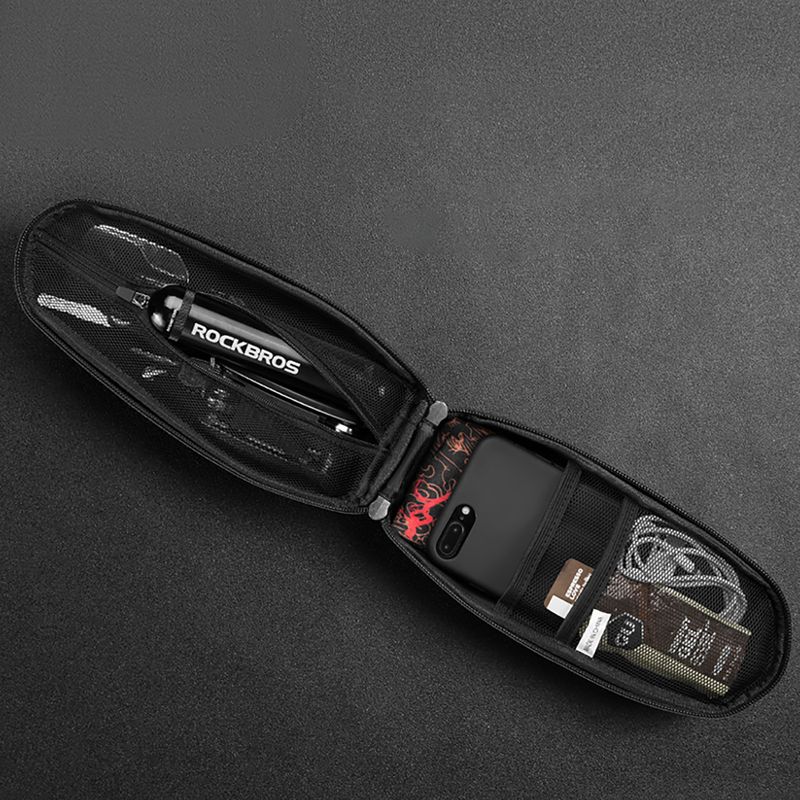 Geantă de bicicletă pentru cadru Rockbros B61 Bike Tube Bag L black 3
