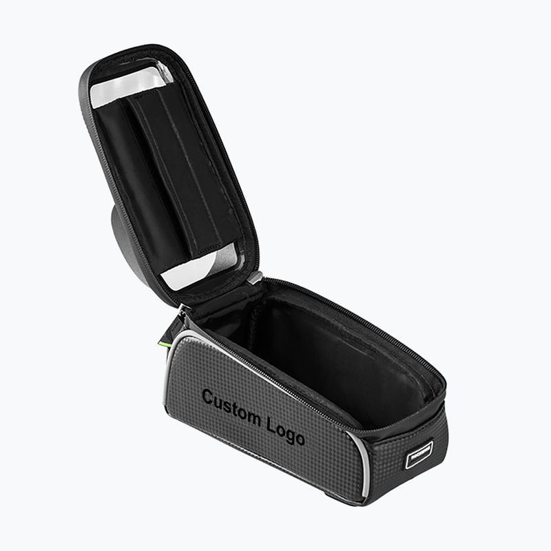Geantă de bicicletă pentru cadru Rockbros 017-1BK Bike Tube Bag 1,5 l black 2