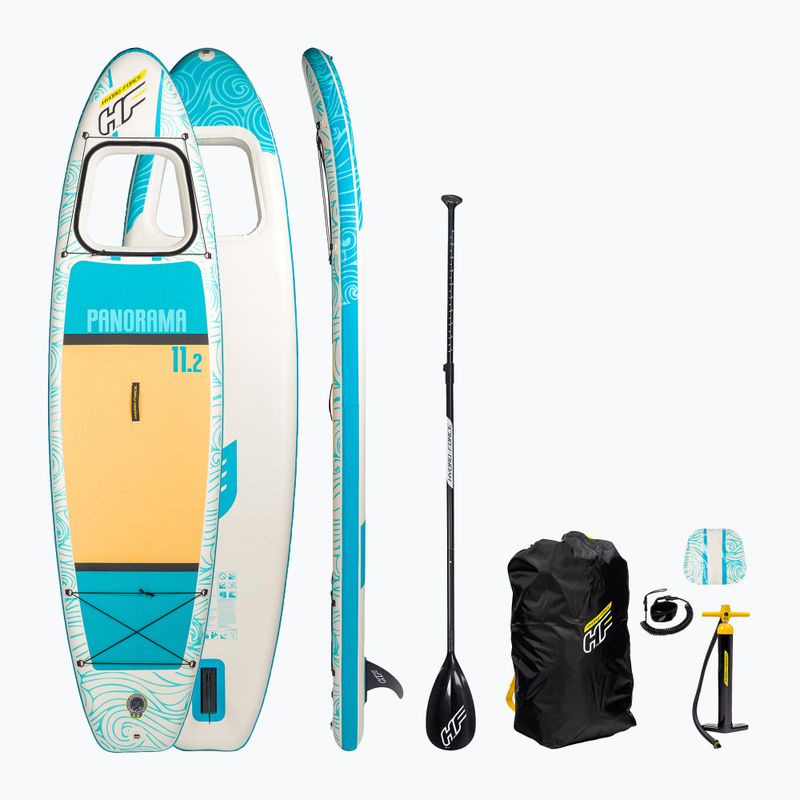 SUP HYDRO-FORCE Panorama 11'2''' x 35'' x 6''' alb-albastru 65363