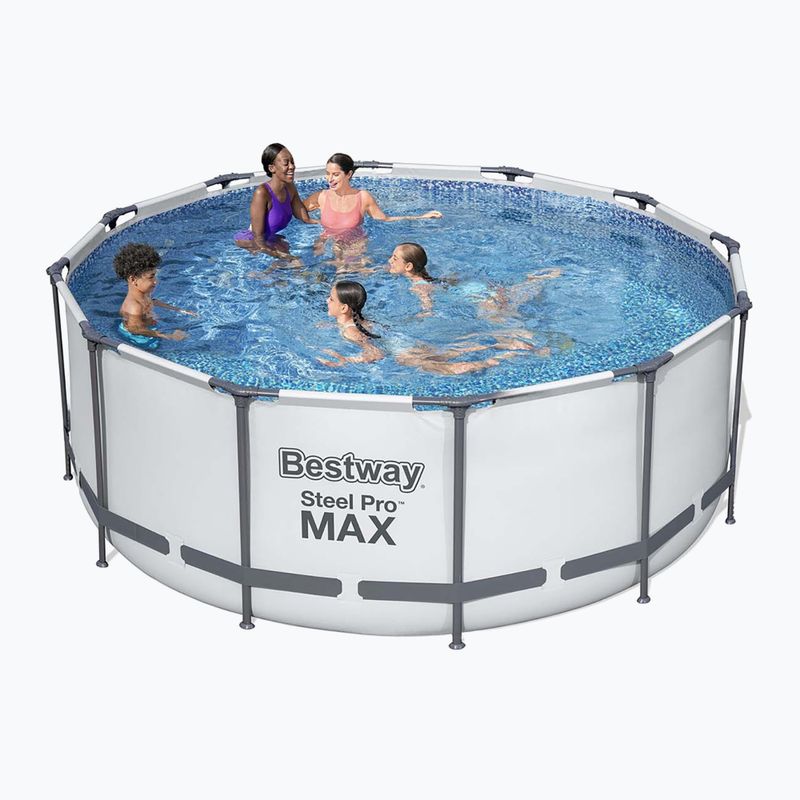 Piscină de exterior Bestway Steel Pro Max Pool Set 396 x 122 cm gri 2