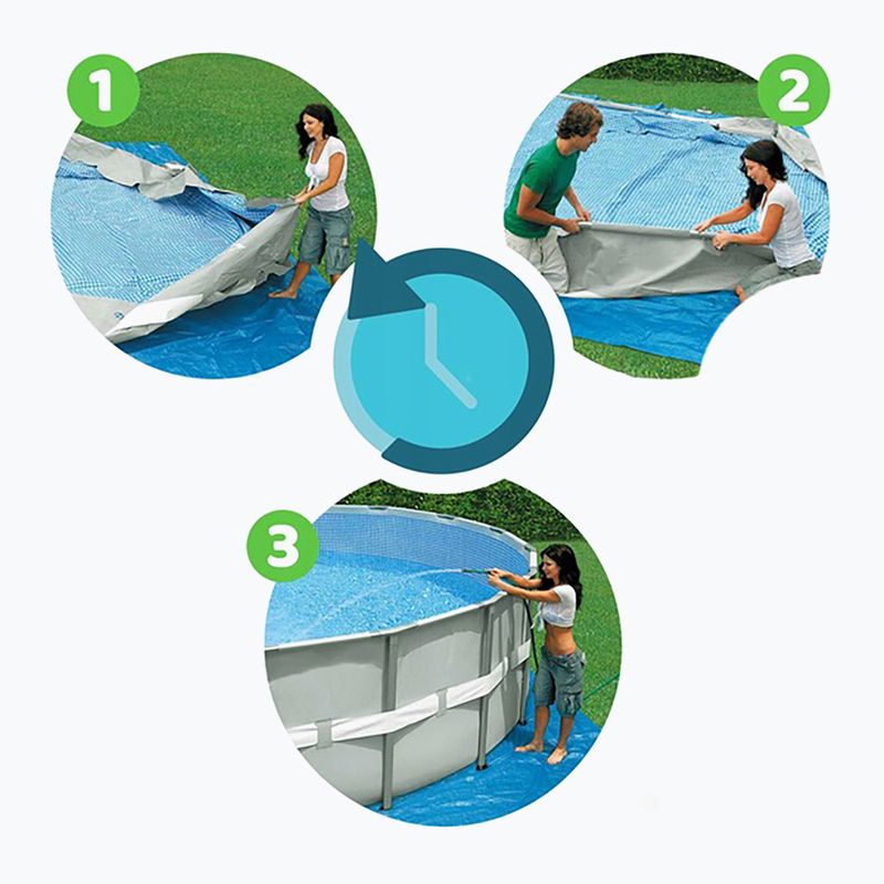 Piscină de exterior Bestway Steel Pro Max Pool Set 396 x 122 cm gri 10