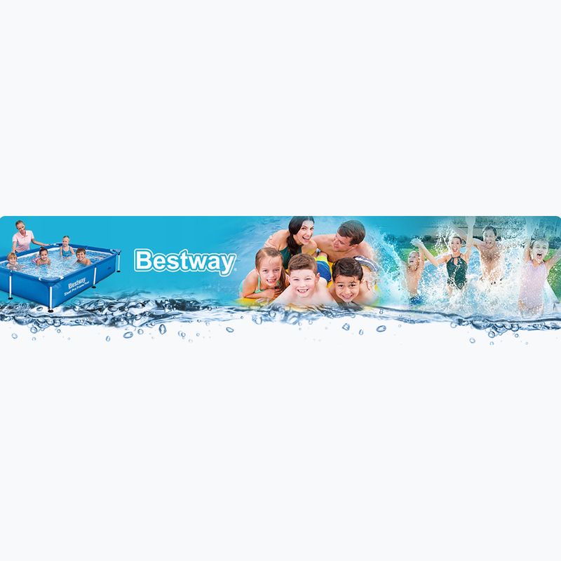 Piscină de exterior Bestway Steel Pro Pool 221 cm albastră 7