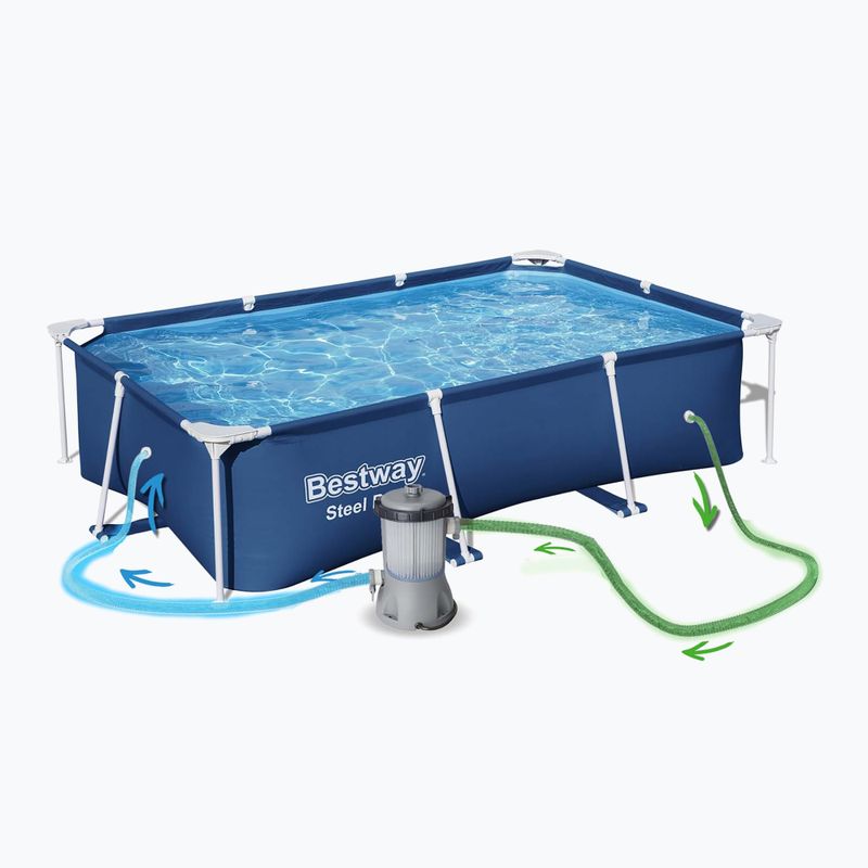 Piscină de exterior Bestway Steel Pro Pool 259 cm albastră 4