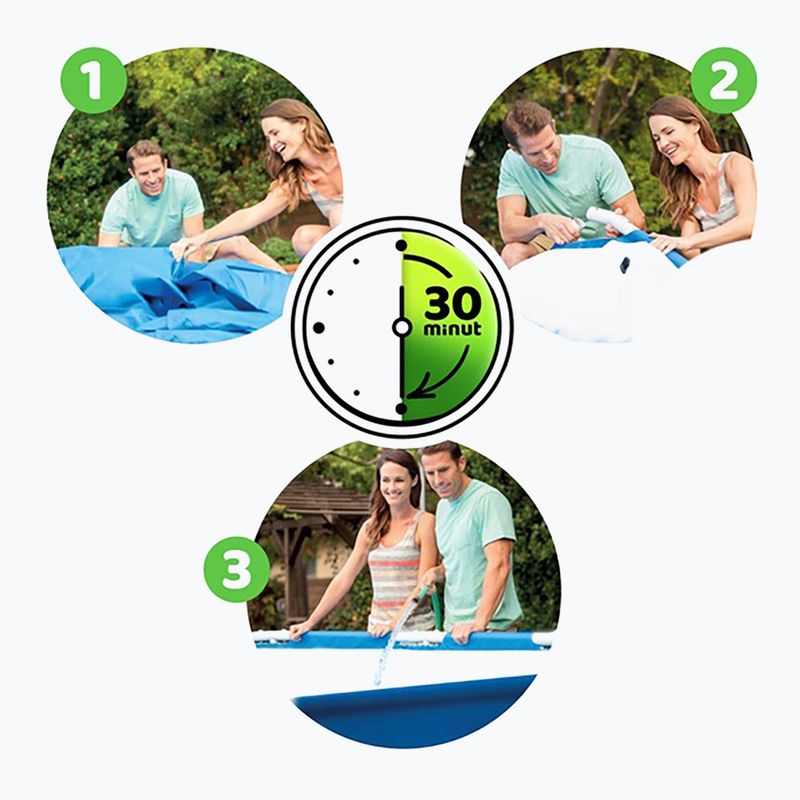 Piscină de exterior Bestway Steel Pro Pool 300 cm albastră 6