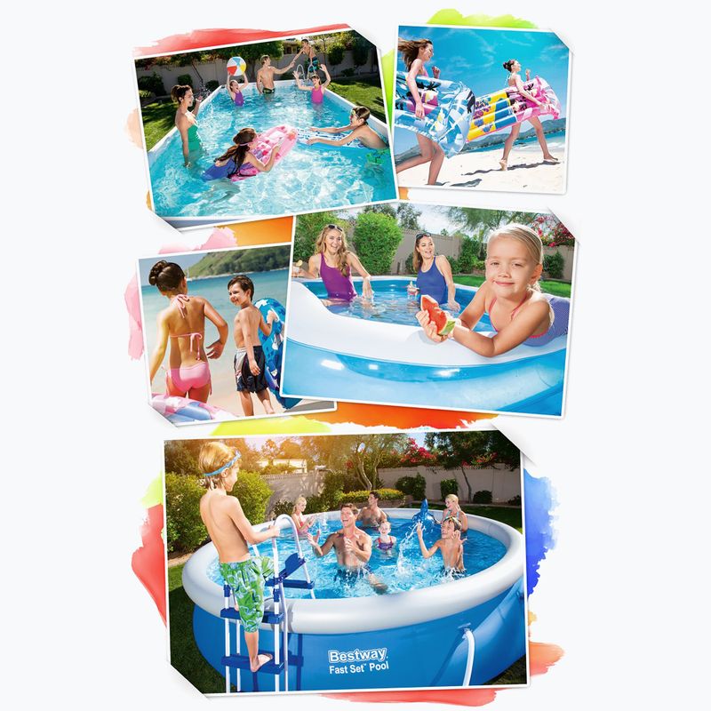 Piscină de exterior Bestway Steel Pro Pool 300 cm albastră 9