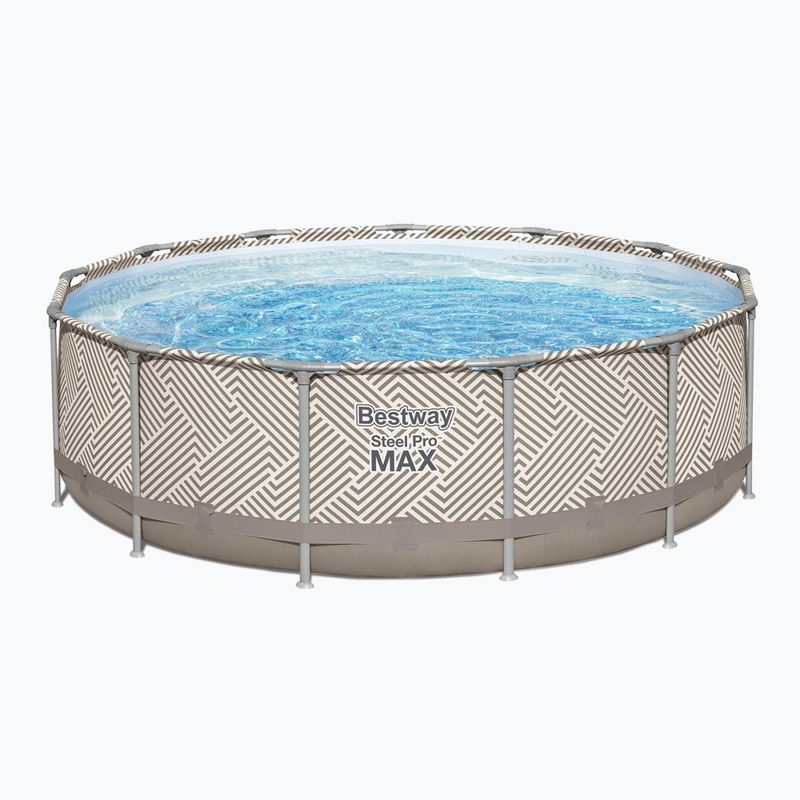 Piscină de exterior Bestway Steel Pro Max Pool Set 396 x 107 cm bej 3