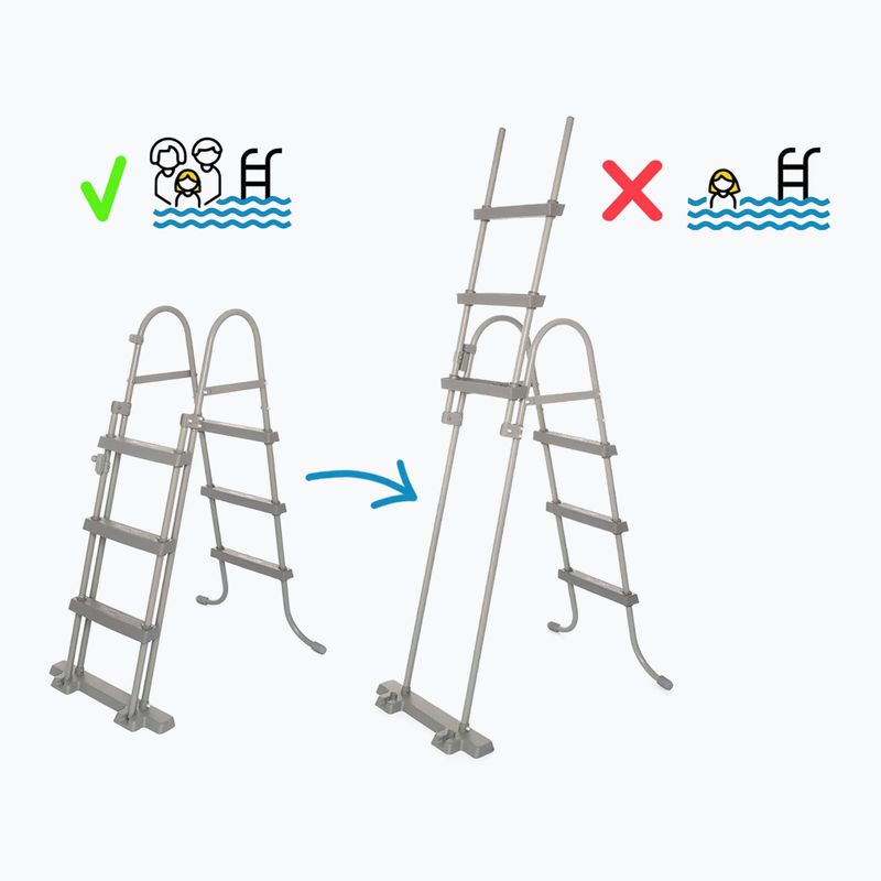 Piscină de exterior Bestway Steel Pro Max Pool Set 396 x 107 cm bej 9