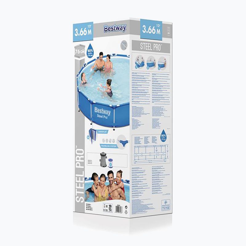 Bestway Steel Pro albastru pentru piscină 56681 2