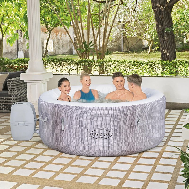 Bestway Lay-Z-Spa Cancun Bazin gonflabil cu hidromasaj gri 60003 3