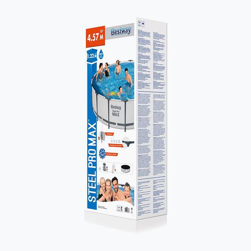 Piscină rotundă Bestway Steel Pro Max 2