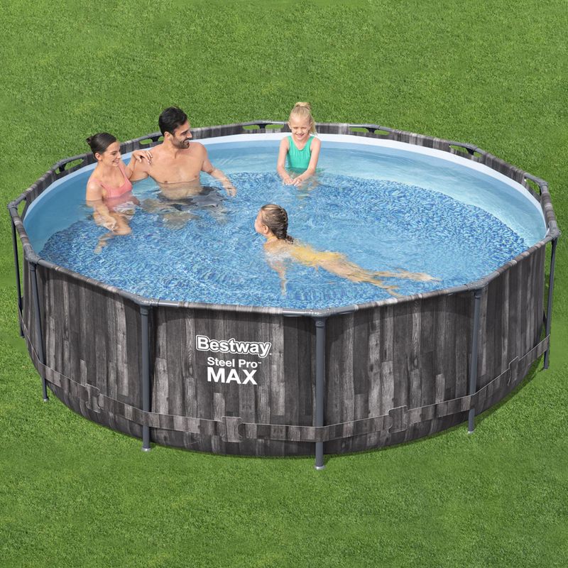 Bestway Steel Pro Max Round Pool Gri 5614X 3