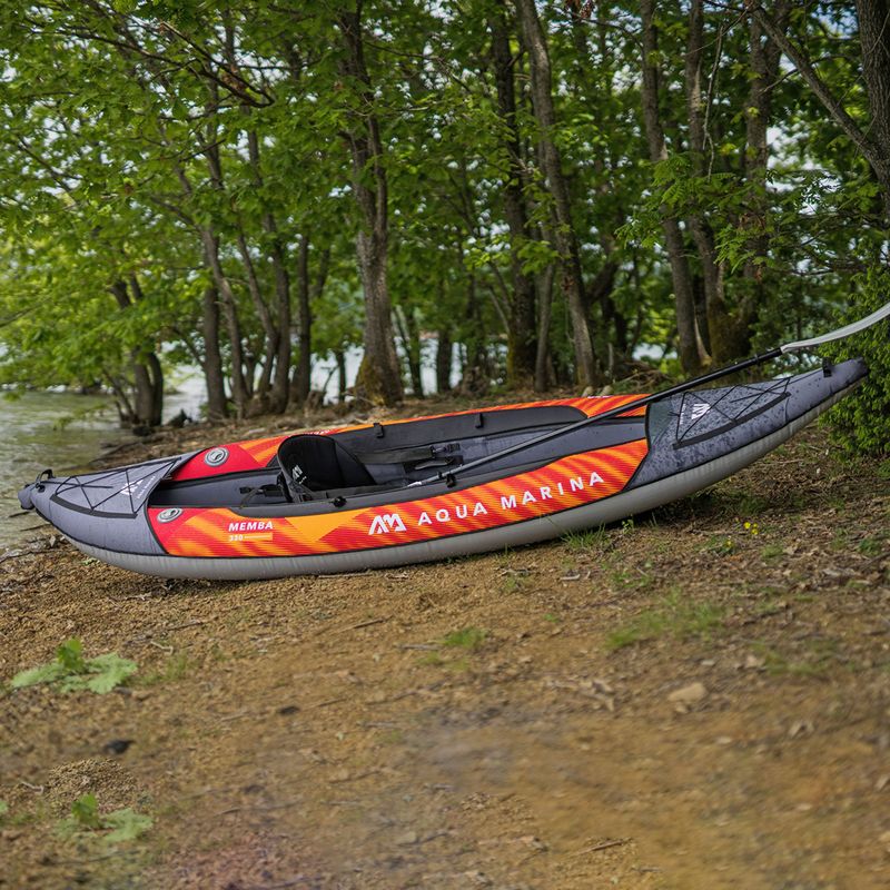 AquaMarina Touring Kayak Orange Memba-330 caiac gonflabil pentru 1 persoană 11