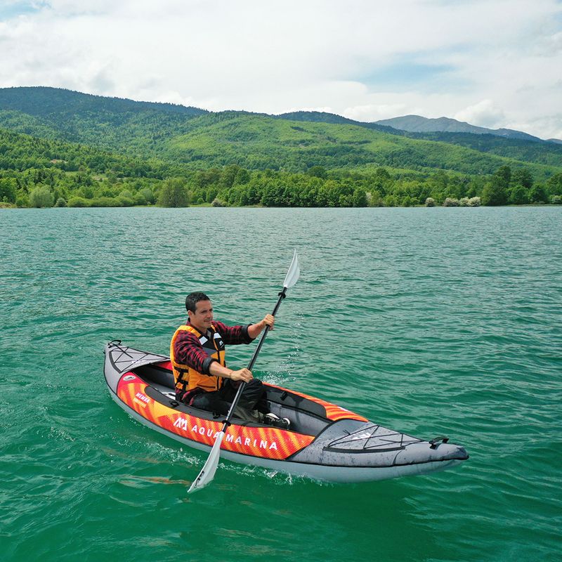 AquaMarina Touring Kayak Orange Memba-330 caiac gonflabil pentru 1 persoană 13