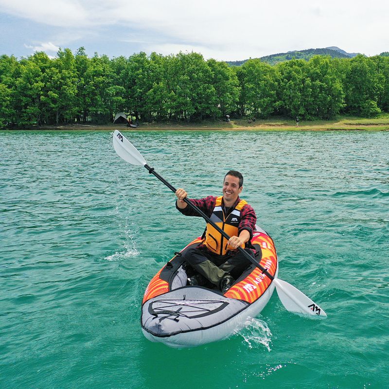 AquaMarina Touring Kayak Orange Memba-330 caiac gonflabil pentru 1 persoană 17