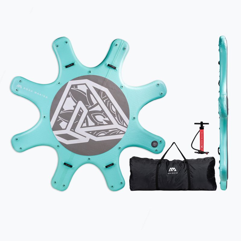 AquaMarina Yoga Dock - Dock gonflabil Yoga pentru Dhyana iSUP albastru BT-19YD