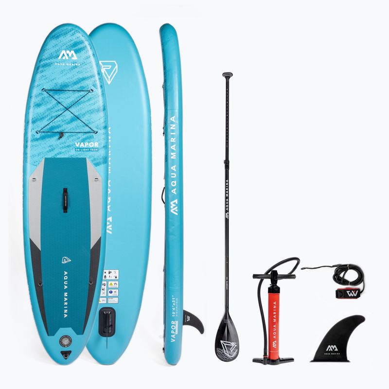 Placă SUP Aqua Marina Vapor - All-Around iSUP, 3.15m/15cm, albastră BT-21VAP