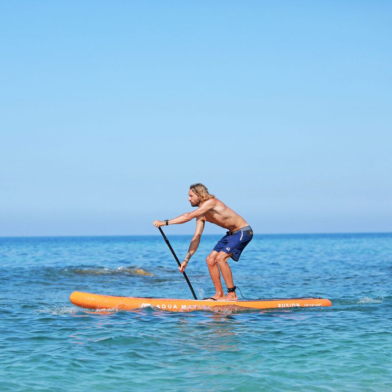 Placă SUP Aqua Marina Fusion - All-Around iSUP, 3.3m/15cm, cu vâslă și lesă de siguranță portocalie BT-21FUP 11