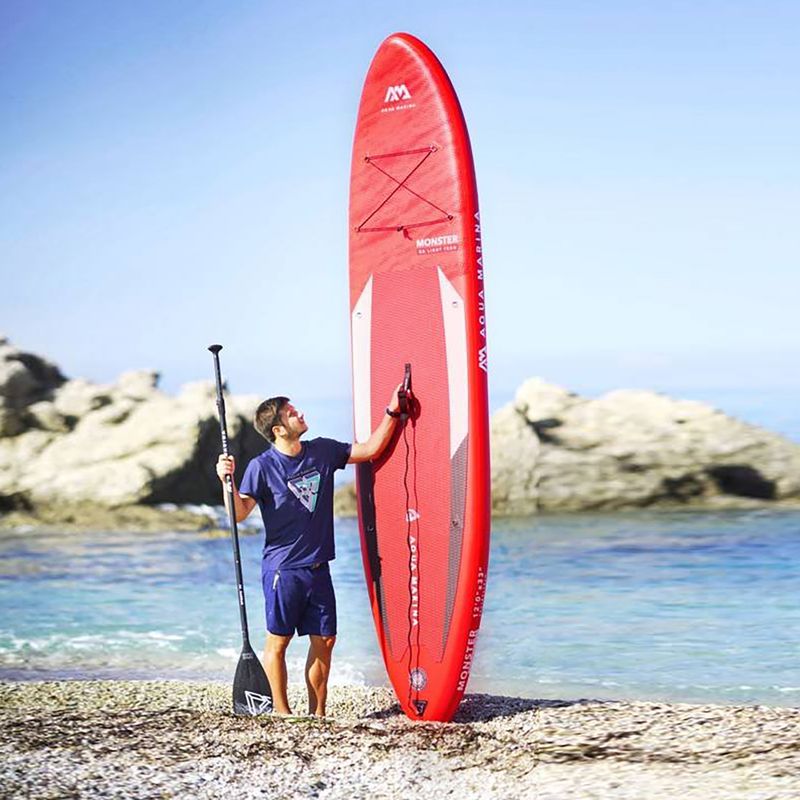 Placă SUP Aqua Marina Monster - All-Around iSUP, 3.66m/15cm, cu vâslă și lesă de siguranță roșie BT-21MOP 15