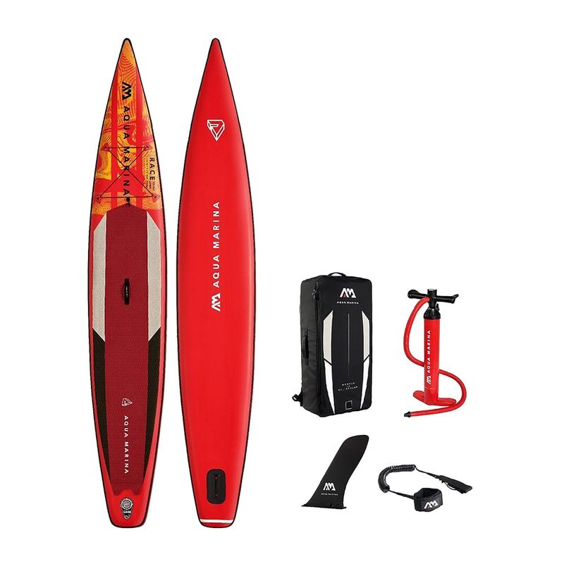 SUP AquaMarina Race - Racing iSUP, 4.27m/15cm roșu BT-21RA02