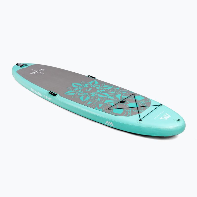 Placă SUP Aqua Marina Dhyana - Yoga iSUP, 3.36m/15cm, cu vâslă și lesă de siguranță gri BT-21DHP 2