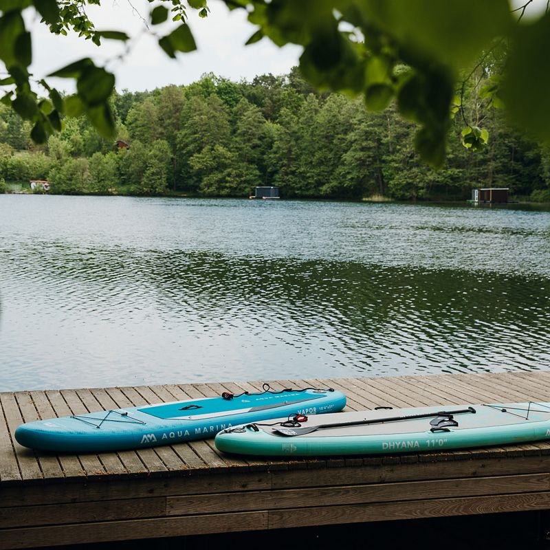 Placă SUP Aqua Marina Dhyana - Yoga iSUP, 3.36m/15cm, cu vâslă și lesă de siguranță gri BT-21DHP 9