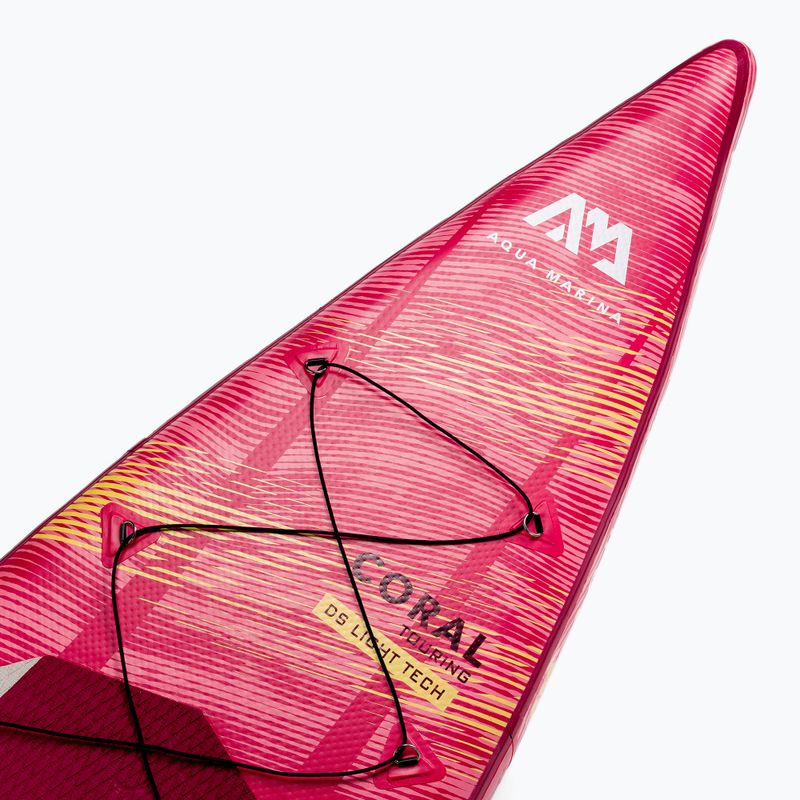 Placă SUP Aqua Marina Marina Coral Touring - Touring iSUP, 3.5m/15cm, cu vâslă și leash roză BT-22CTP 6