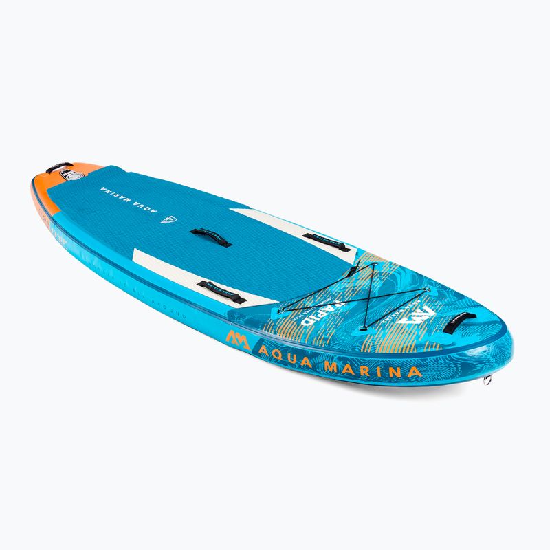 Placă SUP Aqua Marina Rapid - White water iSUP, 2.89m/15cm, cu leash de râu albastră BT-22RP 2