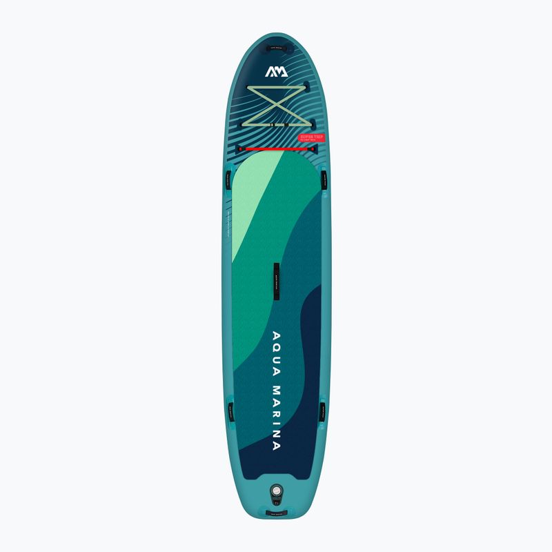 Set placă SUP gonflabilă Aqua Marina Super Trip Essential 12'6" dark green 2