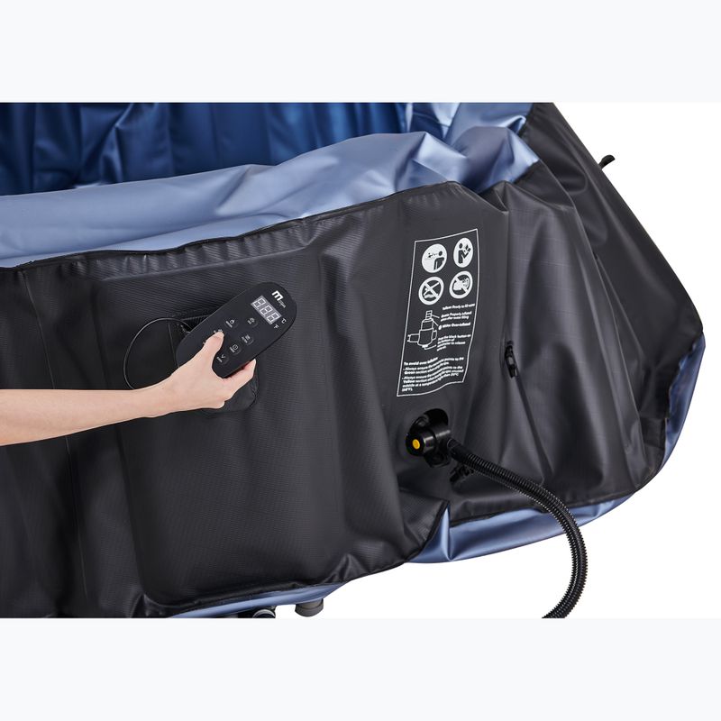 Bazin cu hidromasaj pentru 6-persoane MSpa Comfort Bergen gri antracit 6