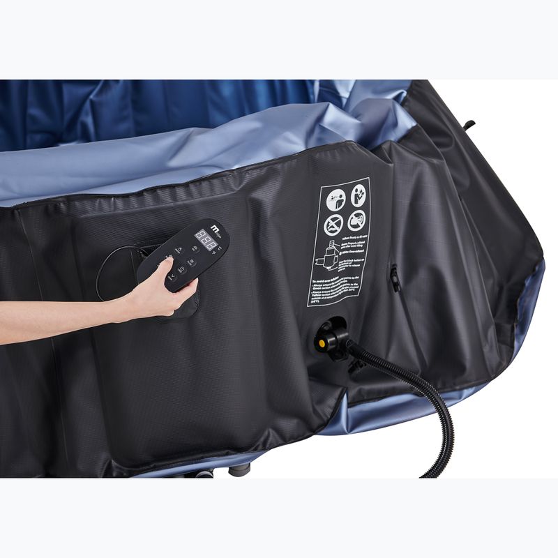 Bazin cu hidromasaj pentru 8-persoane MSpa Comfort Bergen  gri antracit 6