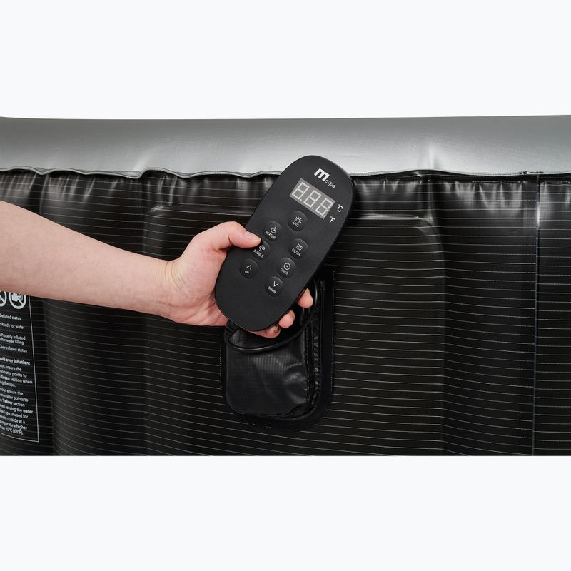 Bazin cu hidromasaj pentru 6-persoane MSpa Comfort Starry gri antracit 8