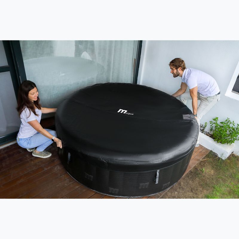 Bazin cu hidromasaj pentru 6-persoane MSpa Comfort Starry gri antracit 23