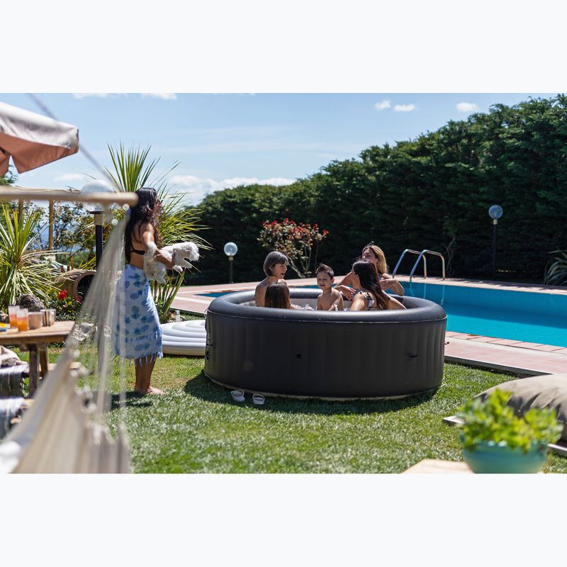 Bazin cu hidromasaj pentru 8-persoane MSpa Urban Rimba Max grafit 20