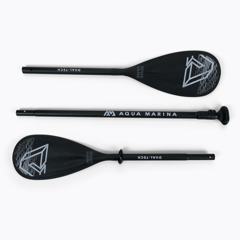 Vâsle Aqua Marina DUAL-TECH DUAL-TECH 2-in-1 reglabil din aluminiu iSUP & Kayak Paddle (3-4 secțiuni) negre B0303011 6