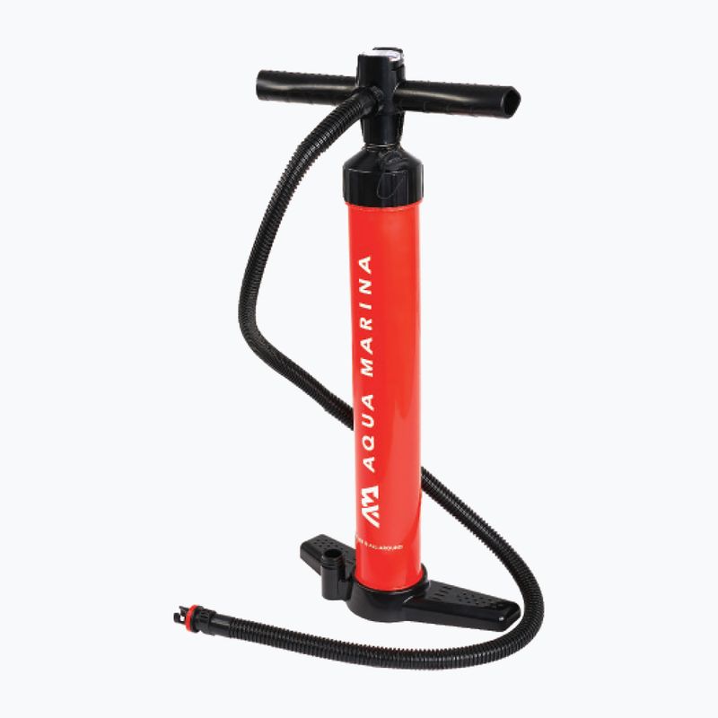 Aqua Marina LIQUID AIR V1 Pompă manuală de înaltă presiune cu dublă acțiune cu manometru roșu B0303019 7