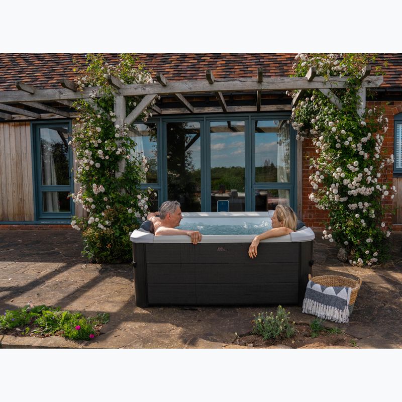 Bazin cu hidromasaj pentru 6-persoane MSpa Frame Oslo gri răcoros 21