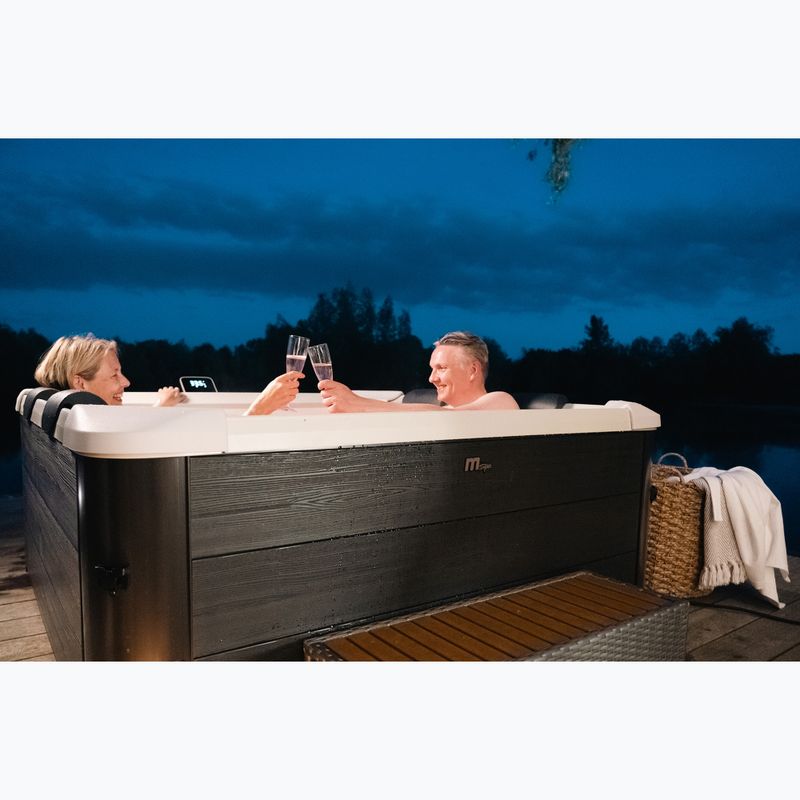 Jacuzzi pentru 6-persoane MSpa Frame Oslo gri răcoros 23