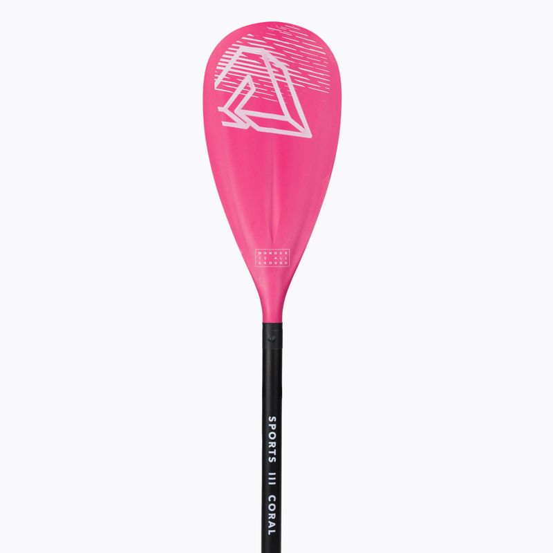 Vâsle SUP Aqua Marina SPORTS III CORAL negre-roz B0303624 5